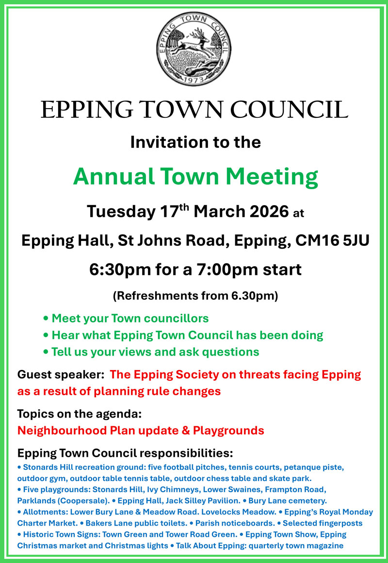 Annual Town Meeting Poster