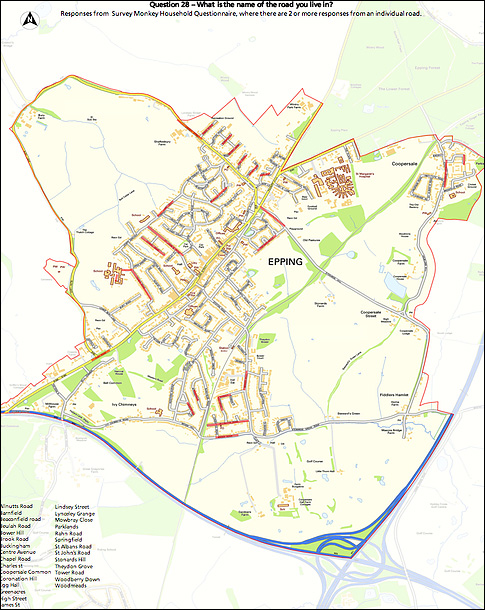 Epping Boundary map