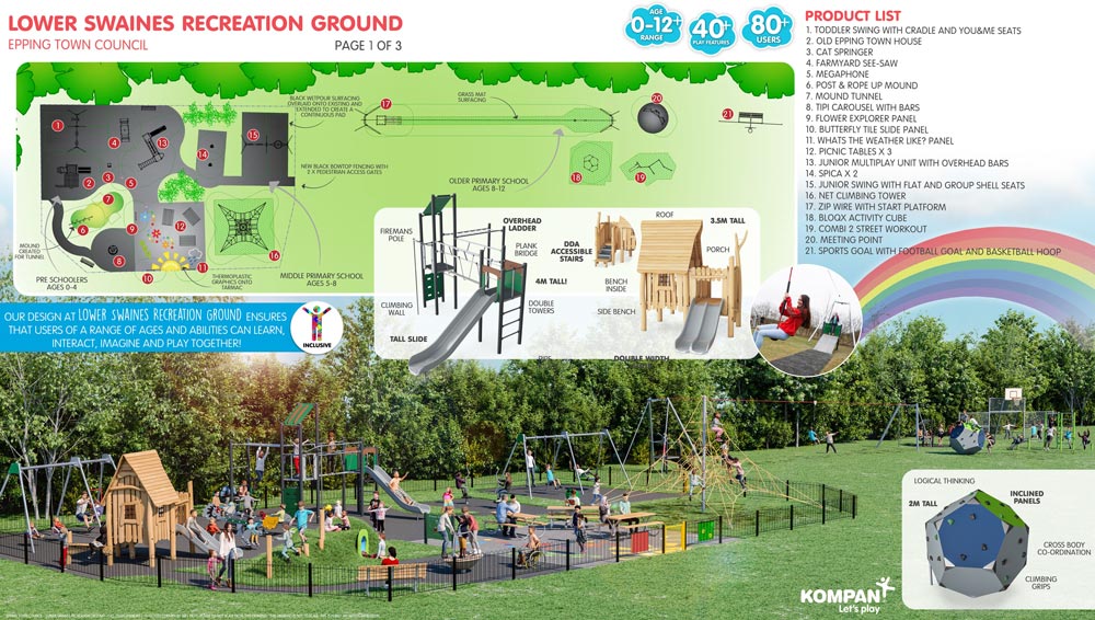 New playground plan