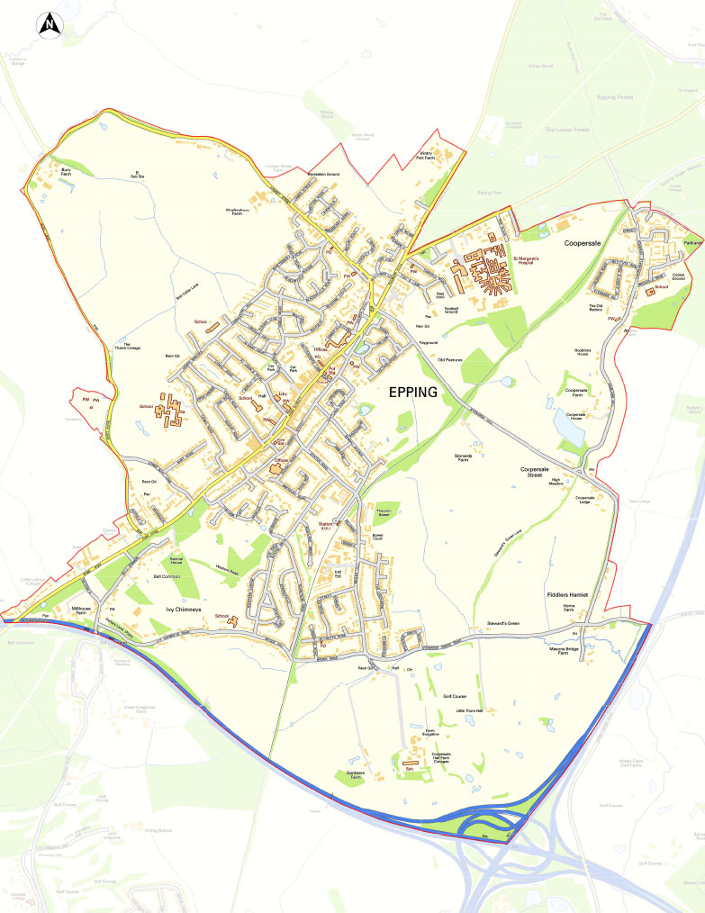 Map of Epping